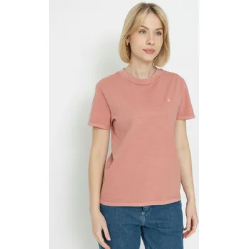Dámské tričko Volcom Solid Stone Emb (mauve rose) XS, růžová