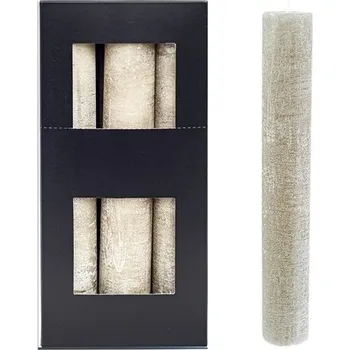 Svíčka Stolní svíčka hnědá XL