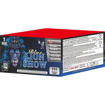 Zábavní pyrotechnika OHŇOSTROJ - BATERIE VÝMETNIC BLUE LION SHOW 81 RAN 6x1