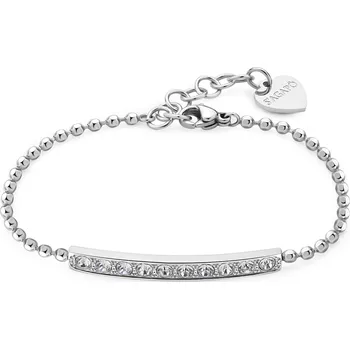 Náramek S'Agapõ Třpytivý ocelový náramek s čirými krystaly Dazzly SDZ11 + 2 měsíce na vrácení zboží