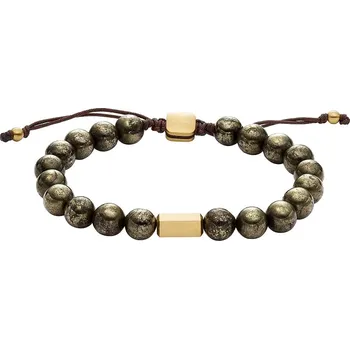 Náramek Fossil Moderní pánský korálkový náramek JF04820710 + 2 měsíce na vrácení zboží