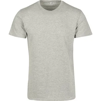 Build Your Brand Pánské triko BY083 Heather Grey XS