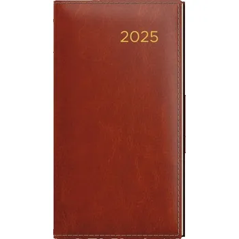 Kancelář Diář 2025 Týdenní diář - Jakub - Premier - kapesní - hnědá (BTJk17-7-25)