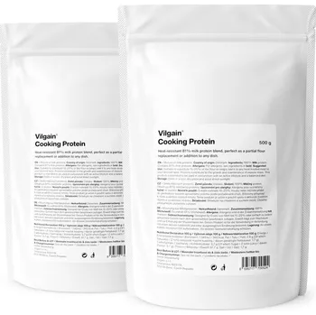 Přisada na vaření a pečení Vilgain 81% Protein na pečení – 2×&nbsp;500&nbsp;g