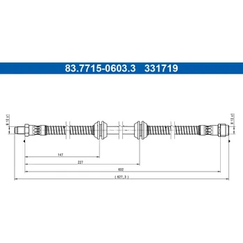 Brzdová hadice Brzdová hadice ATE 83.7715-0603.3