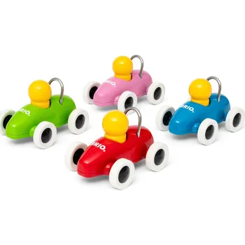 Vláček a vláčkodráha Brio Natahovací závodní auto