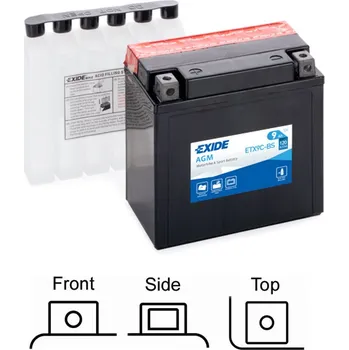 Autobaterie startovací baterie EXIDE ETX9C-BS