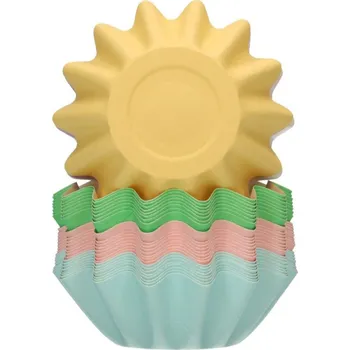 Krabice na pečivo Funcakes FunCakes Cukrářské košíčky pevný - pastelová Rainbow - 48ks