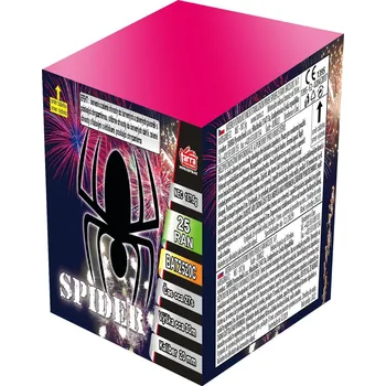 Zábavní pyrotechnika BATERIE VÝMETNIC SPIDER 25 RAN - Halloween - 16/1