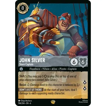 Sběratelská karetní hra John Silver 194/204 - Azurite Sea Typ karty: Non-Holo