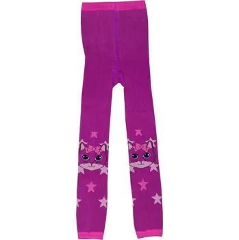 Dívčí punčocháče bez šlapek Wolf - Kočička, vel. 110/116