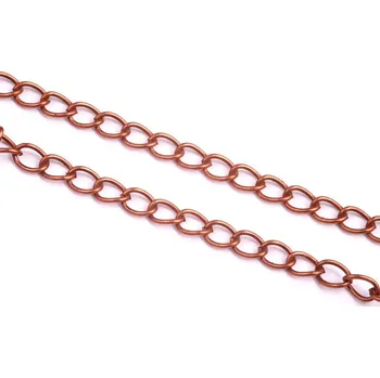 Korálek Řetízek Staroměď 8 (1m)