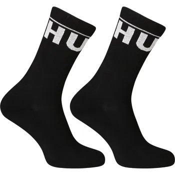 Sada pánského spodního prádla 2PACK ponožky HUGO vysoké černé (50510647 001) L Možnost vrácení zboží ZDARMA do 120 dnů!