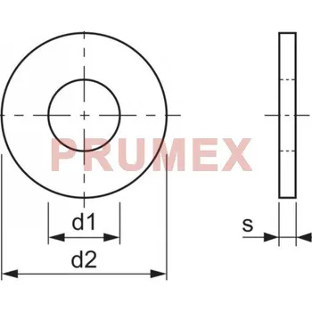 Matice Podložka plochá DIN 125A M30 zinkovaná ocel 200HV (31x56x4)