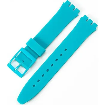 Řemínek na hodinky Silikonový řemínek Ricardo 19mm (pro Swatch), tyrkysový V1