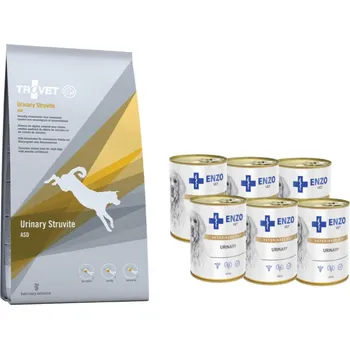 TROVET ASD Urinary Struvite 12,5kg + ENZO VET Urinary 6x400g