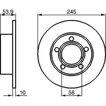 Brzdový kotouč Brzdový kotouč BOSCH 0 986 478 461