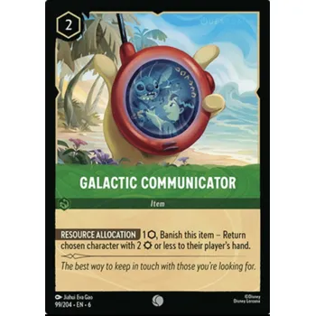 Sběratelská karetní hra Galactic Communicator 099/204 - Azurite Sea Typ karty: Foil