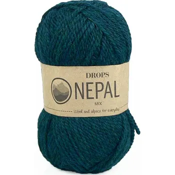 Příze Příze DROPS Nepal mix 8905 - petrol