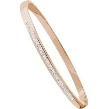 Náramek Náramek z chirurgické oceli s čirými zirkony JGB2R