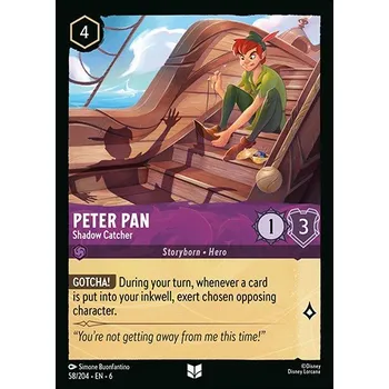 Sběratelská karetní hra Peter Pan 058/204 - Azurite Sea Typ karty: Non-Holo