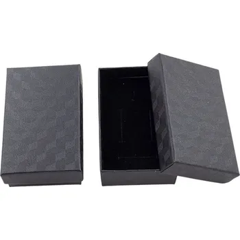 Dárková krabička Mareb Dárková krabička na šperky 5 x 8 x 2.5 cm - černá