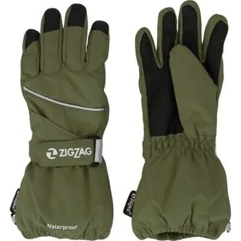 Rukavice Dětské zimní rukavice ZigZag Kempston velikost 12-14/152-158 beetle