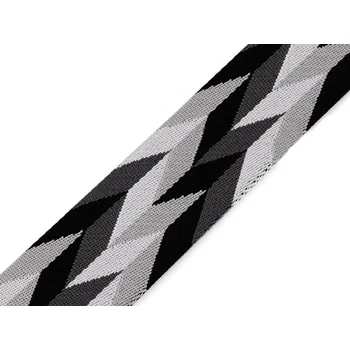 Oboustranný popruh šíře 50 mm Varianta: 1 šedá černá