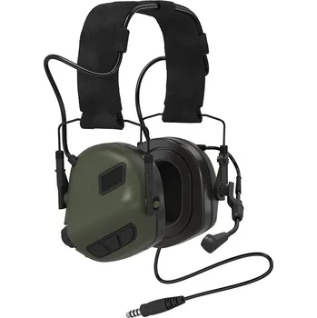 Chránič sluchu EARMOR Elektronické střelecké chrániče sluchu M32 PLUS - Foliage Green