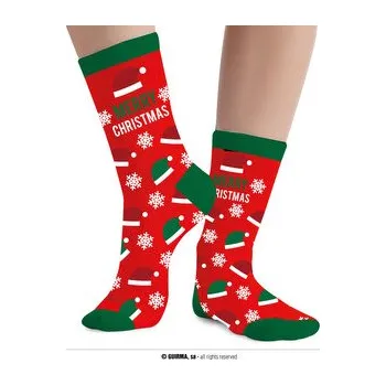 Dámská móda Vánoční ponožky s motivem čepice unisex 42-48