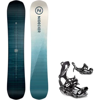 Snowboard Snowboard komplet Nidecker Play 24/25 + vázání Fastec FT360 black Velikost: 162W cm, Velikost vázání: XL