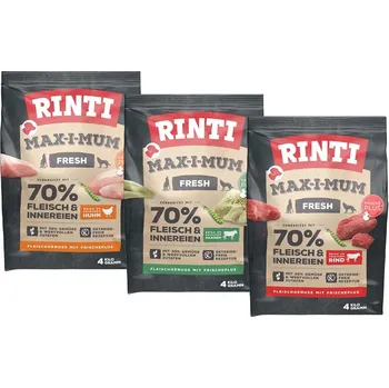Krmivo pro psa Rinti Max-i-Mum, zkušební balení 3 × 4 kg