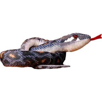 Dětské zboží Plyšová hračka – Had 210 cm, šedý