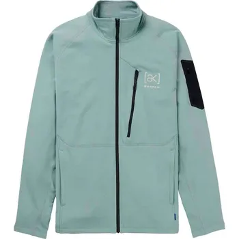 Pánská mikina Technická mikina Burton [ak] Baker Stretch Fleece FZ petrol green XL 2025 - Odesíláme do 24 hodin