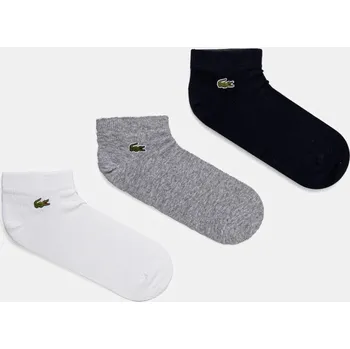 Pánské ponožky Ponožky Lacoste 3-pack RA2917 šedá 90X, vel. 35/38