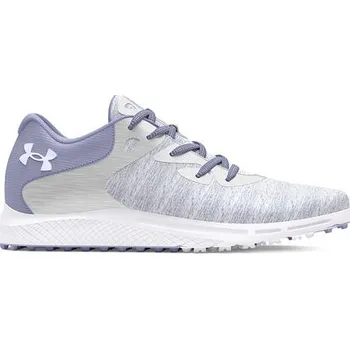 Golfová obuv Dámská bezspiková obuv Under Armour W Charged Breathe 2 Knit SL velikost bot 7.5 fialová
