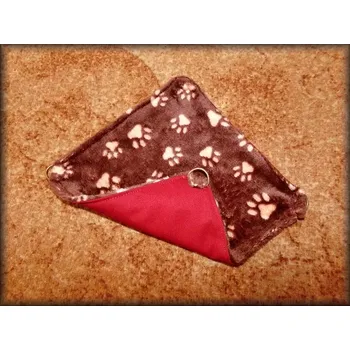 MALÁ HAMAKA vínová + hnědá, tlapky