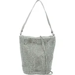 Módní dámská plesová kabelka Moon Darien, stříbrná