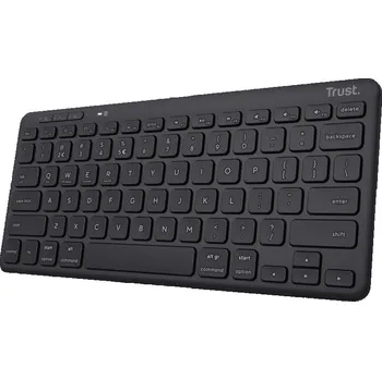 Klávesnice Klávesnice Trust LYRA Compact Wireless Keyboard - US, černá