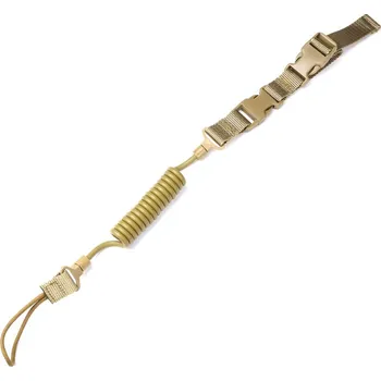 EmersonGear Pružné jistící lanko na pistoli - pískové