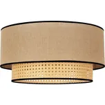 Duolla - Stropní svítidlo BOHO 1xE27/15W/230V pr. 45 cm béžová/ratan