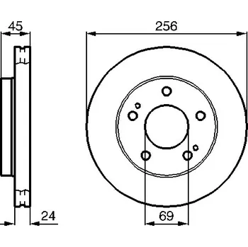 Brzdový kotouč Brzdový kotouč BOSCH 0 986 478 708