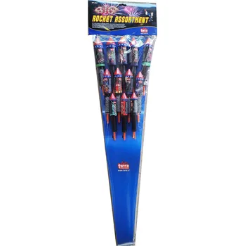 Zábavní pyrotechnika RAKETY BIG ROCKET ASSORTMENT - 12 ks raket - 10x12