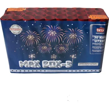Zábavní pyrotechnika OHŇOSTROJ / BATERIE VÝMETNIC MAX BOX 3 - 30 RAN 4/1