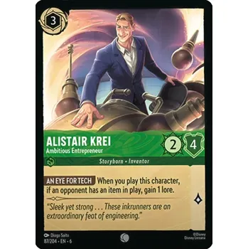 Karetní hra Alistair Krei 087/204 - Azurite Sea Typ karty: Non-Holo