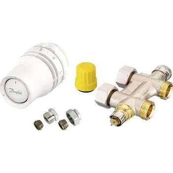 Ventil Danfoss THPS-stř-CU Termostatická sada ventilů pro přímé středové připojení, bílá