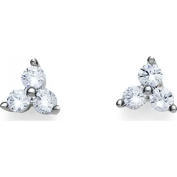 Náušnice Oliver Weber Třpytivé peckové náušnice s čirými zirkony 22989 + 2 měsíce na vrácení zboží