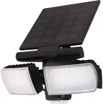 Solight LED solární osvětlení se senzorem, 8W, 600lm, Li-on, černá