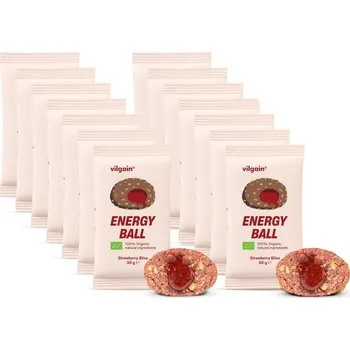 Vilgain Energy Ball BIO – 14× jahodový džem 30 g