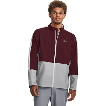 Dámská casual bunda Pánská nepromokavá bunda Under Armour Stormproof 3.0 Jacket velikost M dark maroon